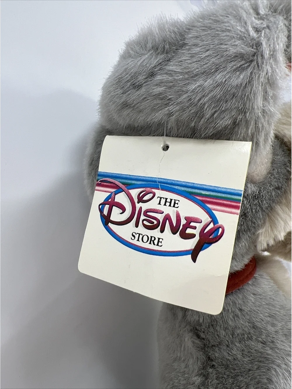 Vintage NWT Disney Store The Lady and the Tramp 14” Plush Doll with Metal Tag